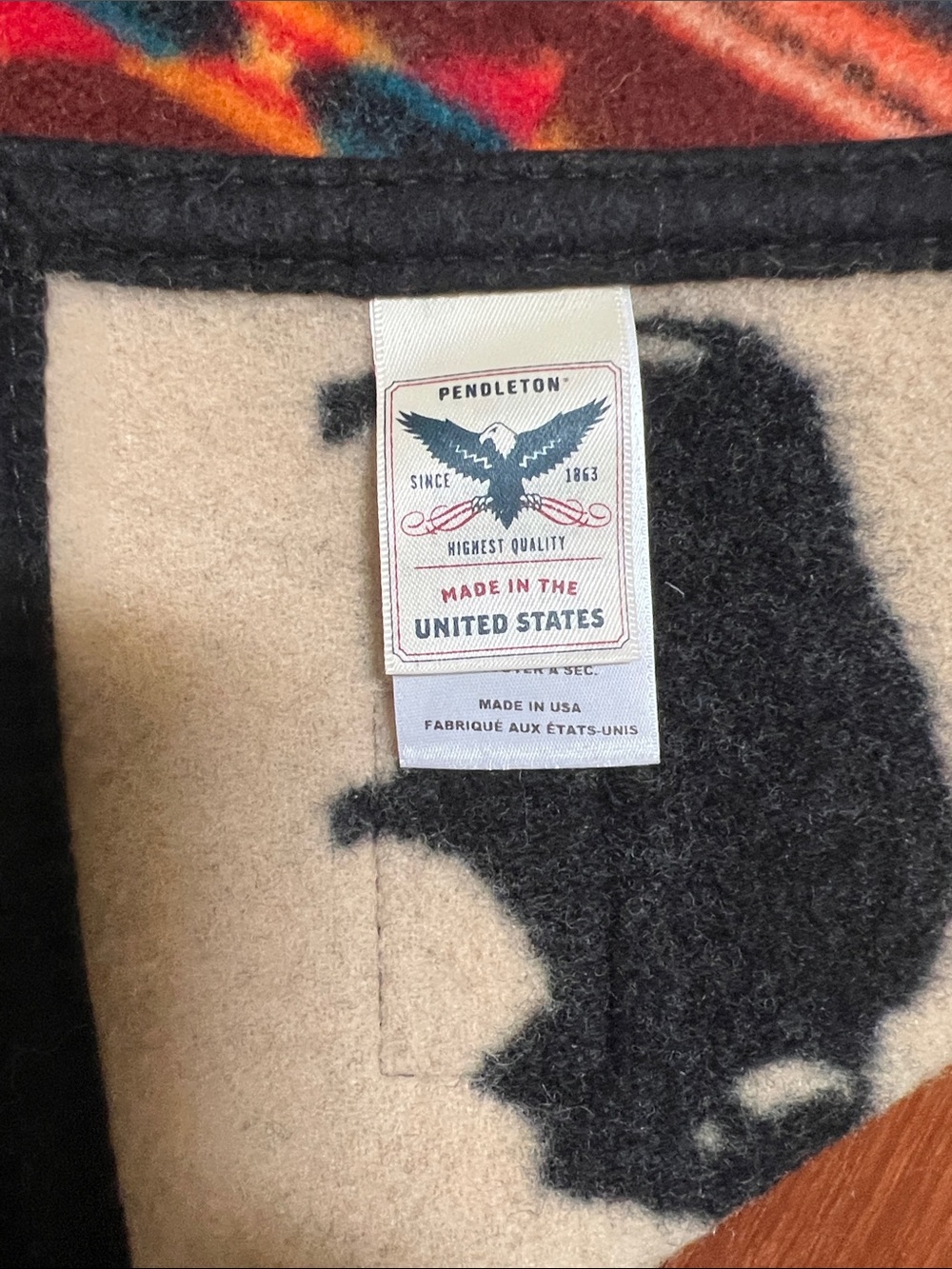 Pendleton Beaver State Big Medicine Crib Muchacho Blanket - Picture 5 of 7